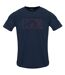 T-shirt Motif/style Contour Du Logo Homme Bleu Sombre Diesel-1