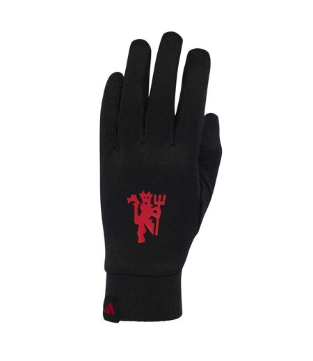 Gant Manchester United Adulte Noir Rouge Adidas