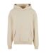 Sweat À Capuche Surdimensionné Ultra Lourd Pour Hommes Sable Build Your Brand-1