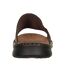 Mens comfort leather slip-on sandals brown Mountain Warehouse-2