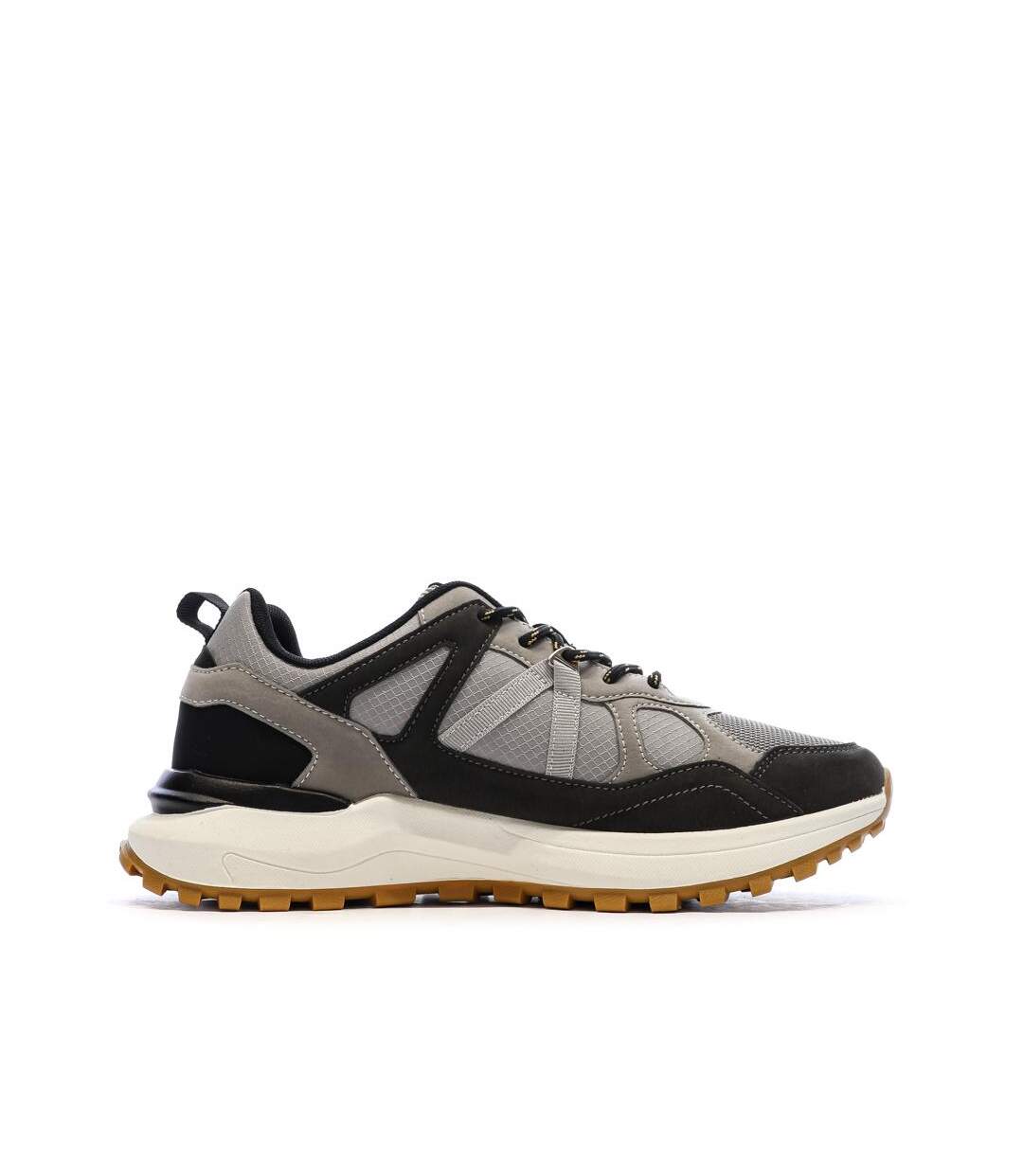 Baskets grises/noires homme schott heck-2