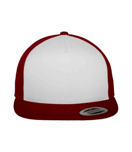 Casquette trucker adulte rouge / blanc Flexfit