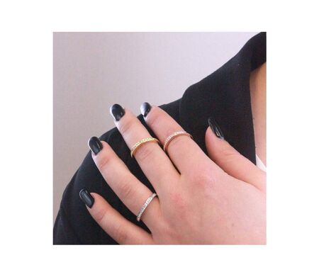 Bague Trinity, Cristal d'Autriche