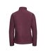 Womens/ladies full zip outdoor fleece jacket burgundy Russell-2