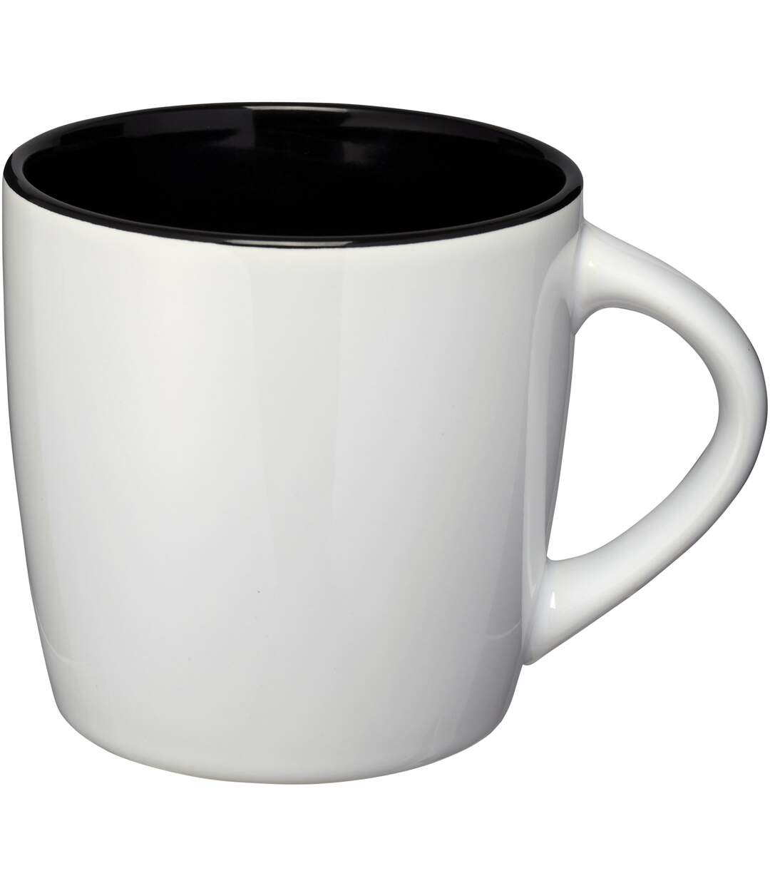 Aztec ceramic mug 8.4 x 8.8 cm white/solid black Bullet