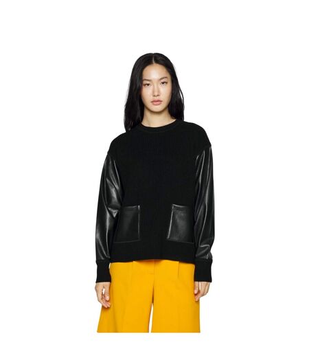 Sweat Fanalian Femme Noir Boss