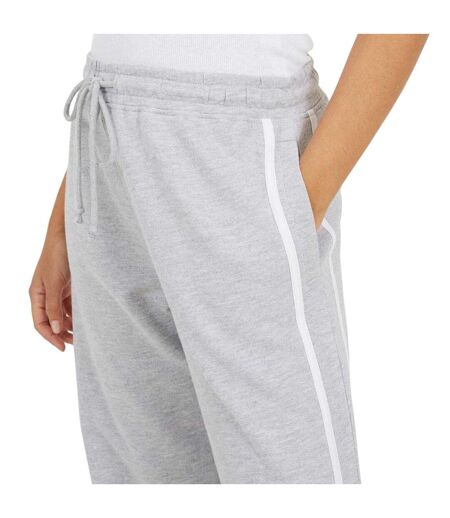 Pantalon De Jogging Motif/style À Rayures Femme Gris Blanc Brave Soul