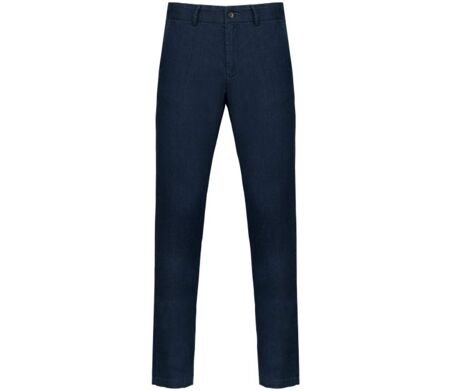 Pantalon en lin - Homme - PATS710 - bleu marine