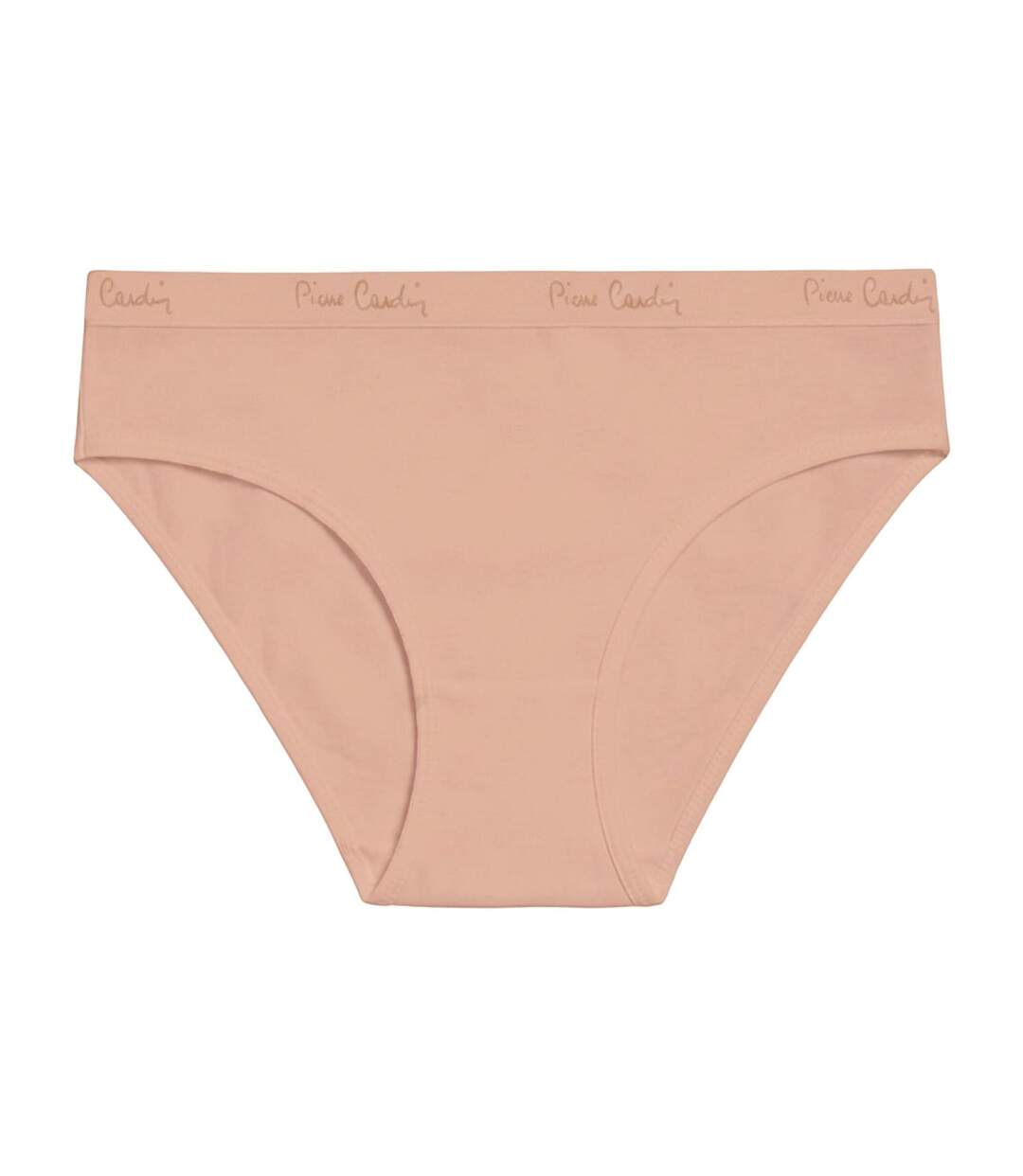 Lot de 5 slips femme  en coton uni ceinture fine 2cm Class Pierre Cardin-4