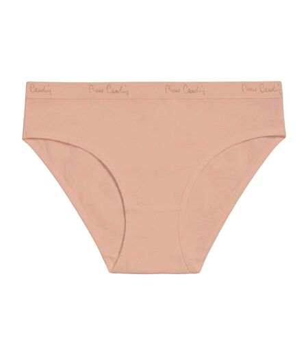Lot de 5 slips femme  en coton uni ceinture fine 2cm Class Pierre Cardin