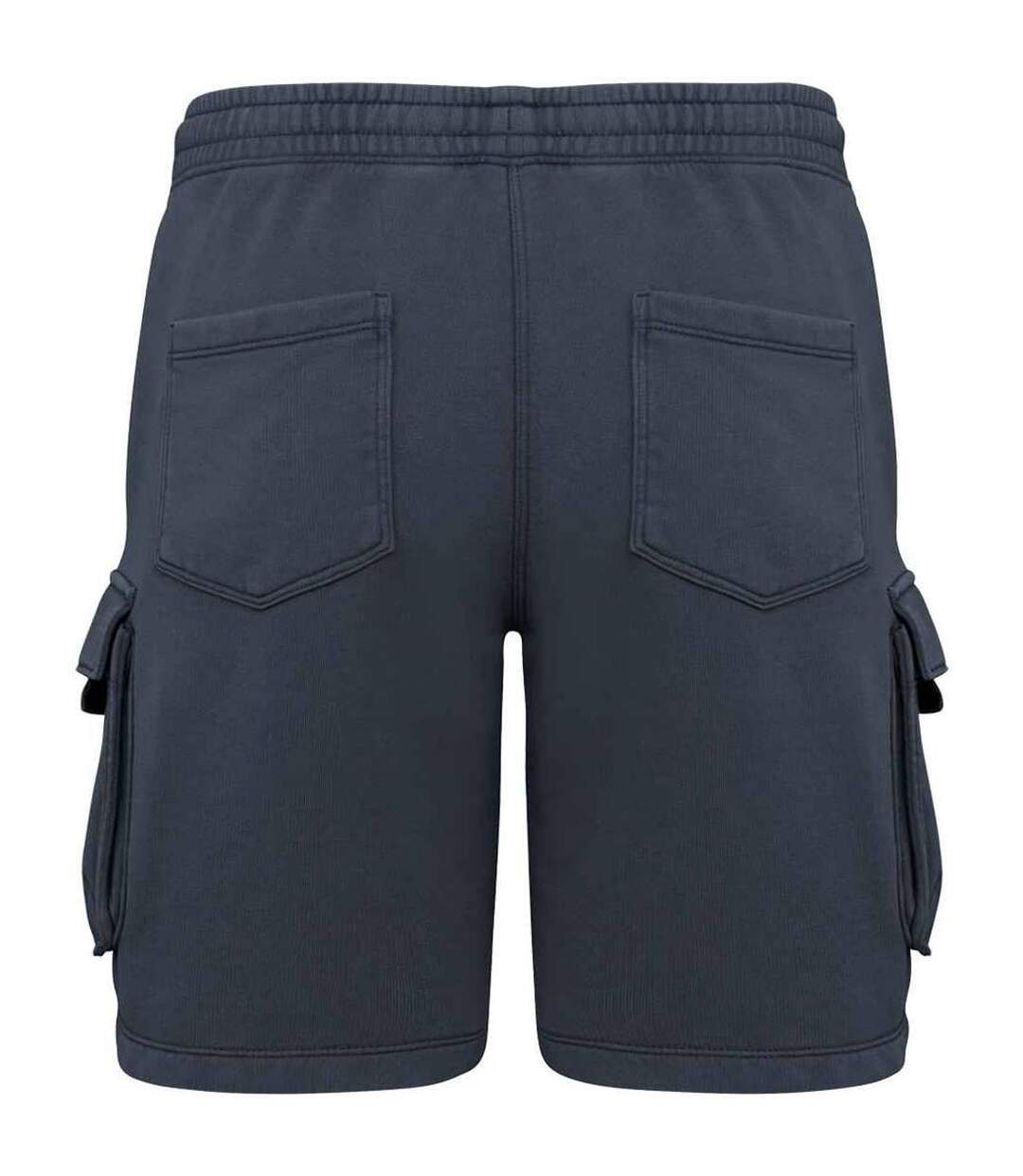 Mens French Terry Washed Cargo Shorts Washed Navy Native Spirit-2