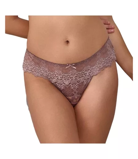Tanga taupe femme les petites bombestamara