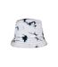 Yupoong Unisex Adult Flexfit Batik Dye Reversible Bucket Hat (Black/White)