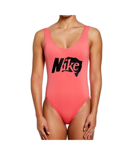 Maillot de bain 1 piece Rose Femme Nike U-back - XS