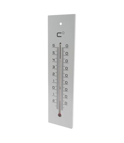 Thermomètre en médium contemporain Gris - 30 cm