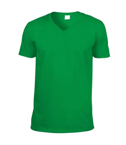 Gildan - T-shirt à manches courtes et col en V - Homme (Vert irlandais) - UTBC490
