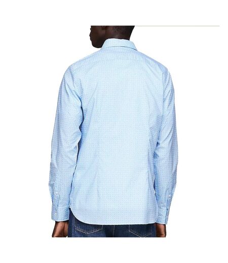 Chemise bleu homme tommy hilfiger poplin 0gy - s