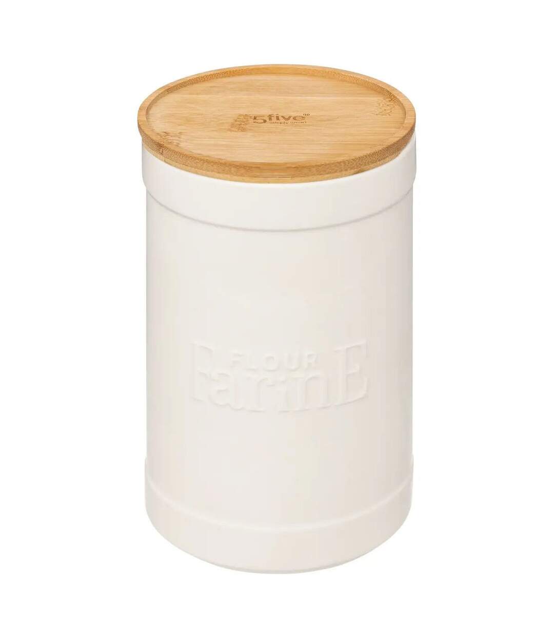 Boîte à Farine Natureo 19cm Blanc-1