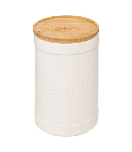Boîte à Farine Natureo 19cm Blanc