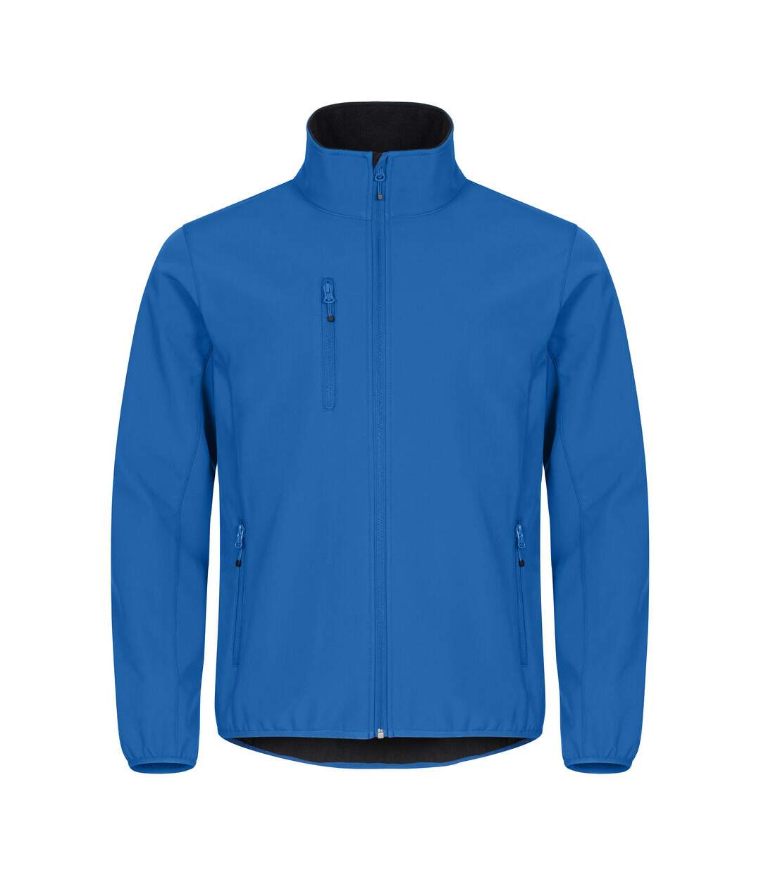 Mens Classic Soft Shell Jacket Royal Blue Clique-1