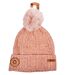 Bonnet Pompon INFINITF Femme 0212 POLAIRE ROSE-2