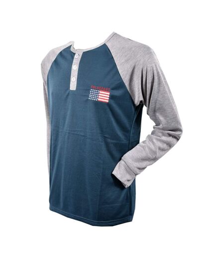 Pyjama Homme Long SWEET SECRET Q2763 POLO SPORT BLEU
