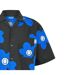 Chemise Manches Courtes Motif/style Fleurs Homme Noir Hugo-2