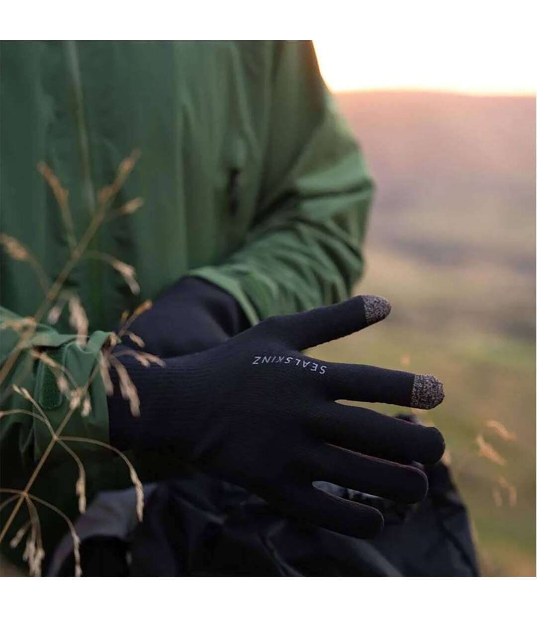 Mens Waterproof All Weather Ultra Grip Knitted Gloves-5