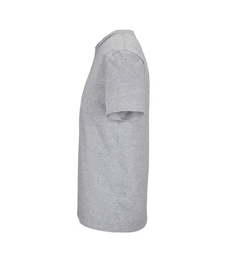 Unisex Adult Lyam T-shirt Grey Marl SOLS