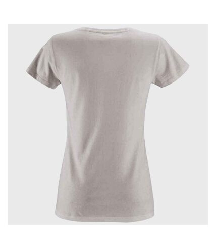 T-shirt bio manches courtes milo femme blanc SOLS