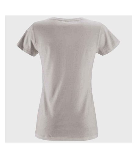 T-shirt bio manches courtes milo femme blanc SOLS