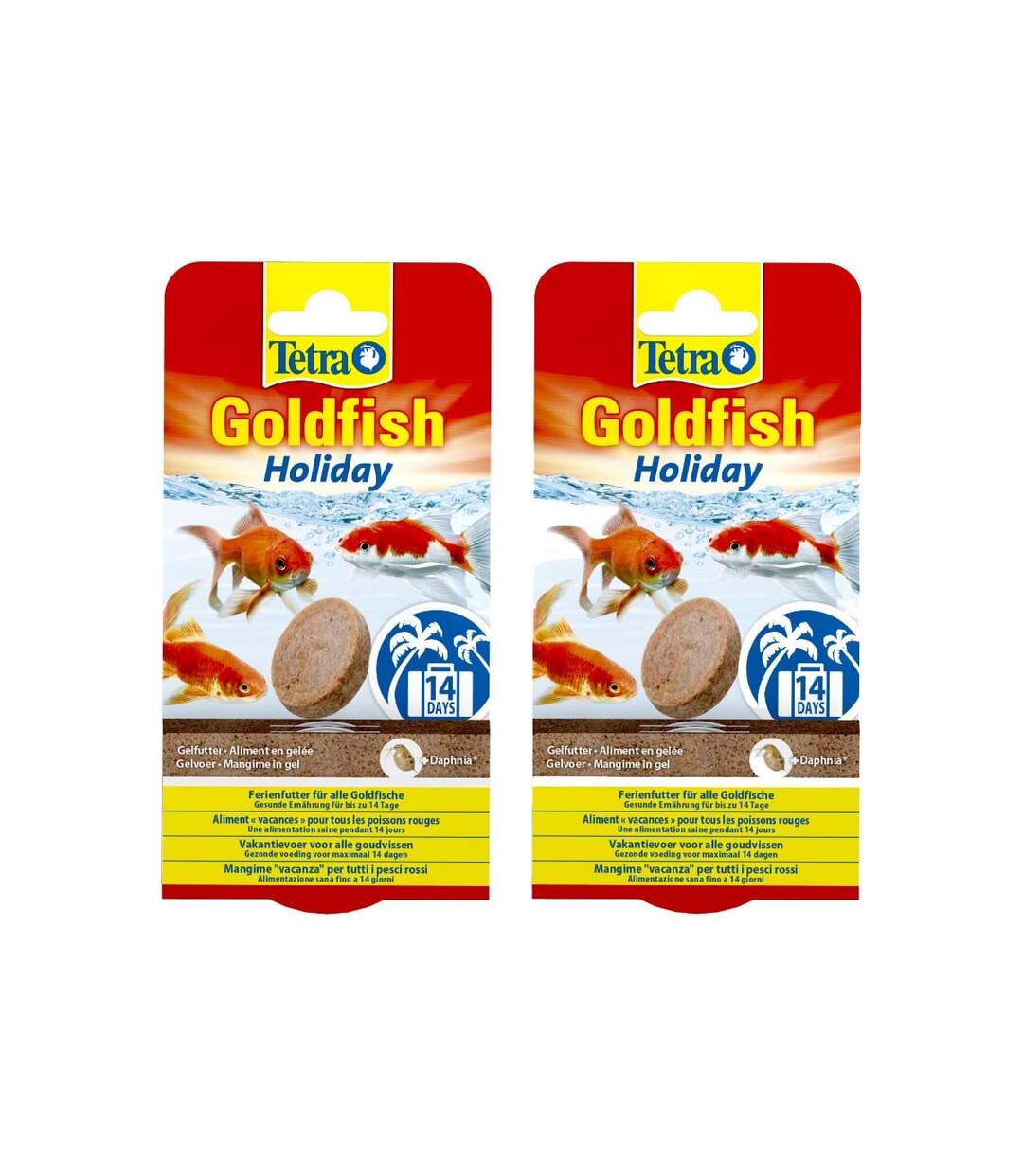 Aliment complet Tetra goldfish holiday 2x12 gr (Lot de 2)