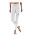 Legging 7/8 Series-1 Femme Blanc Skins-3