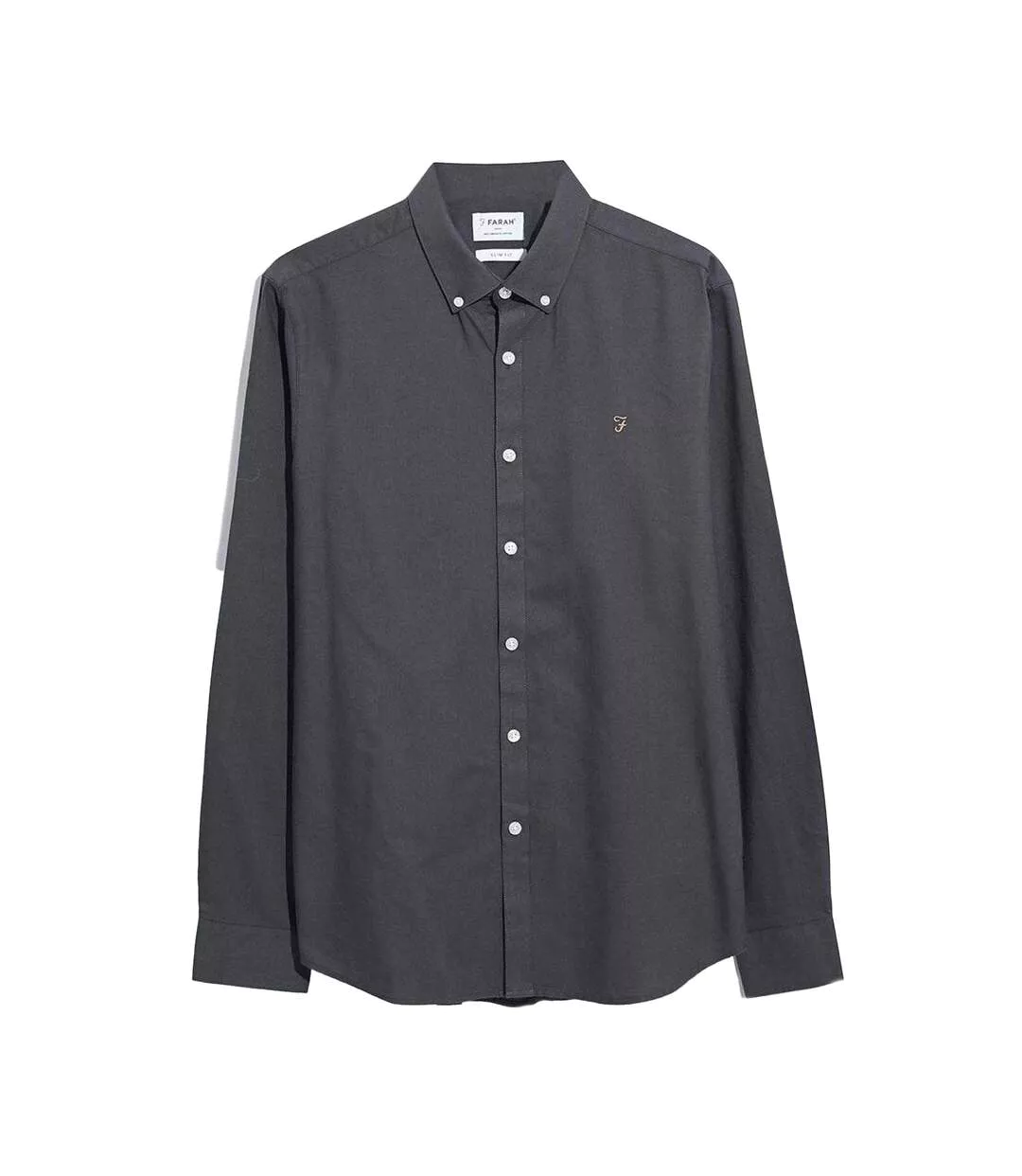 Chemise Brewer Homme Charbon Farah-2