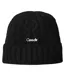 Womens/ladies Cable Knit Beanie Black Coach-1