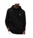 Sweat noir homme tommy hilfiger badge-1