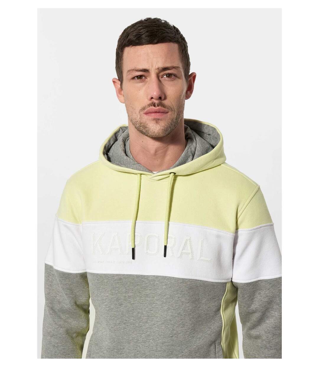 Sweat à capuche tricolore  -  Kaporal - Homme-3