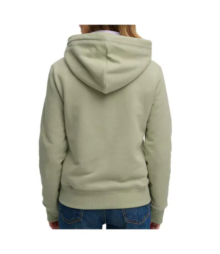 Sweat vert femme superdry essential logo