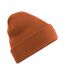 Bonnet Tricoté Unisexe Citrouille Beechfield-1