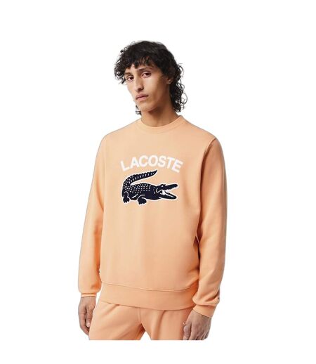 Sweat Homme Orange Lacoste