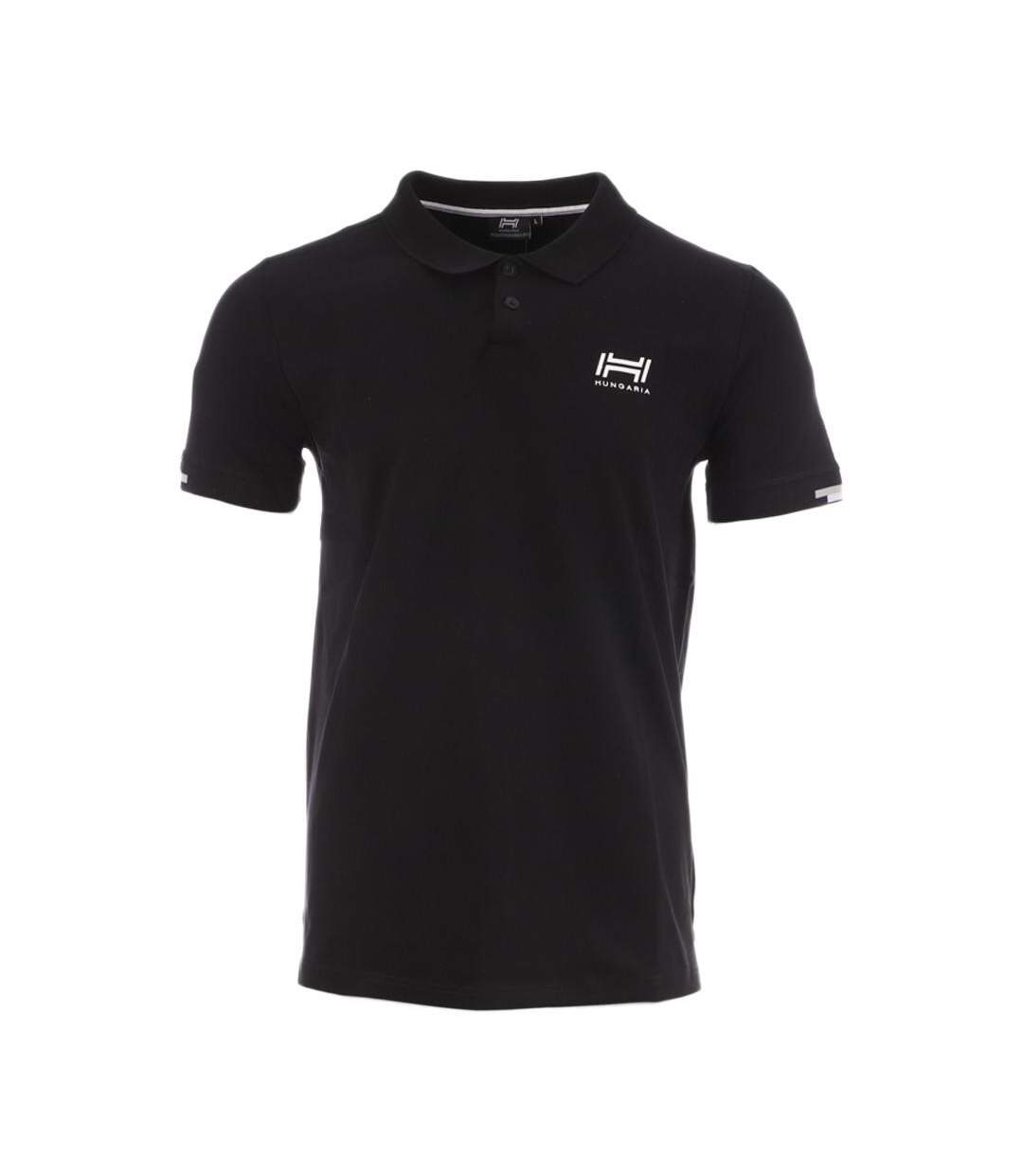 Polo Noir Homme Hungaria Jeki - L-1