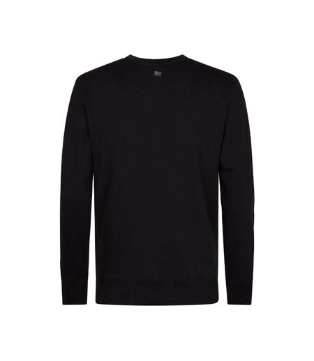 Sweat noir/taupe homme petrol industries neck