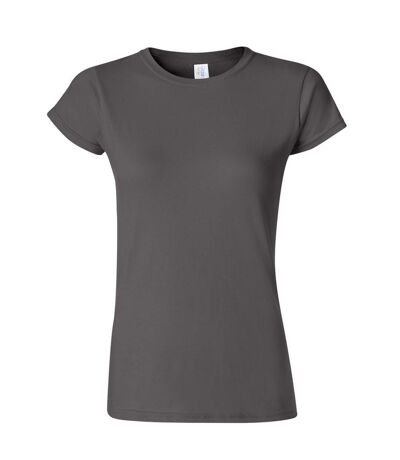 Gildan Ladies Soft Style Short Sleeve T-Shirt (Charcoal) - UTBC486