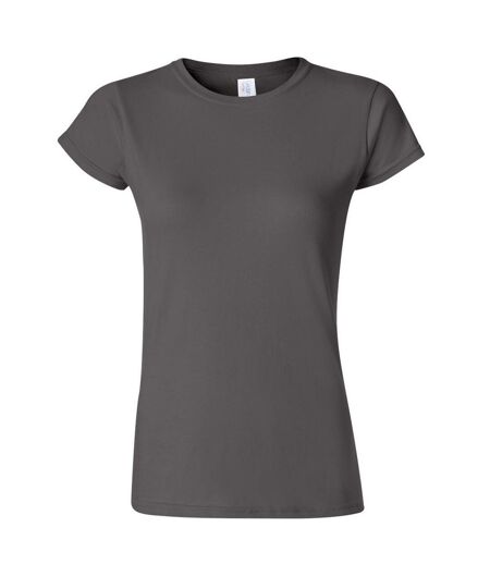 Gildan Ladies Soft Style Short Sleeve T-Shirt (Charcoal) - UTBC486