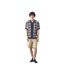 Chemise Motif/style Géométrique Timperley Homme Bleu Marine Pretty Green-1