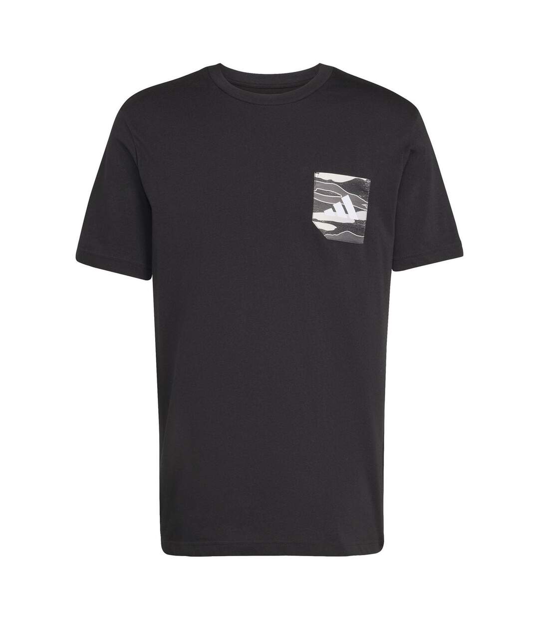T-shirt Motif/style Logo Homme Noir Adidas-2