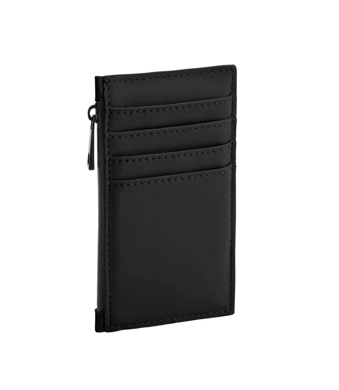 Matte pu card holder one size black Bagbase