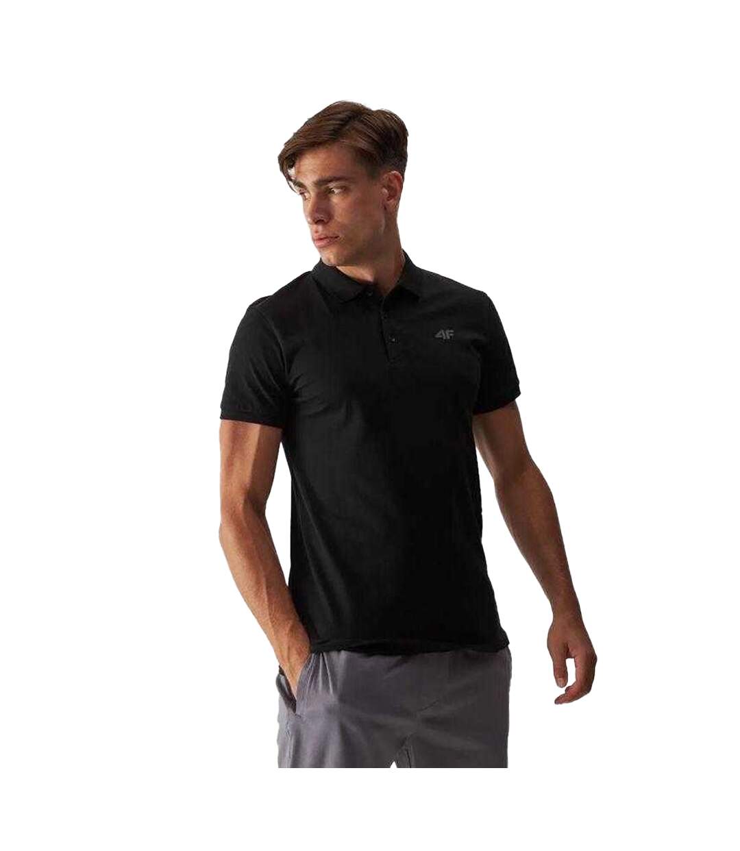 Polo Wmm00tptsm366 Homme Noir 4F-1