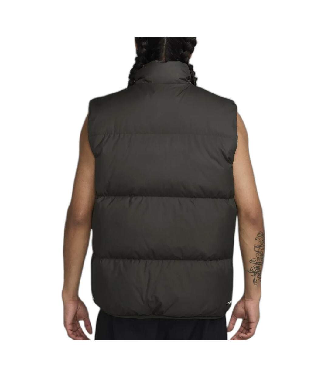 Doudoune noir homme nike club puffer-2