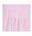 Womens/ladies Ditsy Print Tunic Top Pink Lazy Jacks-4